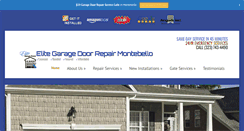 Desktop Screenshot of garagedoorrepairmontebello.info